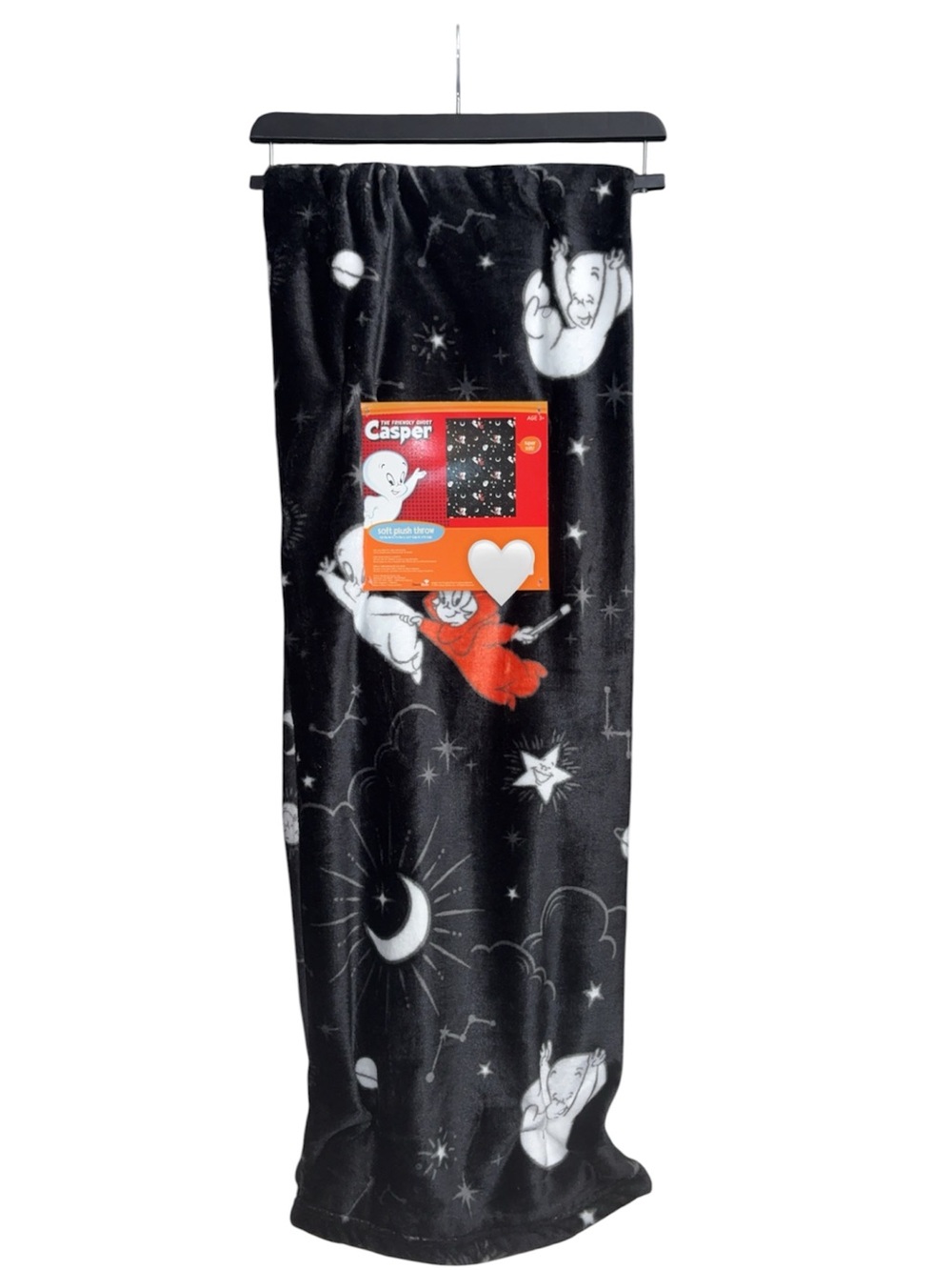 Casper the friendly ghost Themed Fleece Throw Blanket
